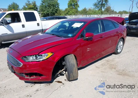 2018 Ford Fusion Se из США, поврежденный, VIN 3FA6P0HD6JR142647